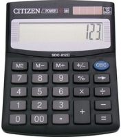 Калькулятор CITIZEN SDC-812 II 12разр ОРИГИНАЛ разм.12*13см